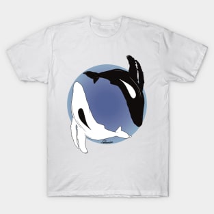 Yin Yang Whales T-Shirt